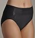 Bali Women's 3-Pack Passion For Comfort Seamless Hi-Cut Brief, Black, Size 6