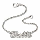 Chicago Bulls Bulls Sterling Silver Script Bracelet