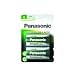 1x2 Panasonic Batterie Nimh Mono 3000 Mah