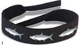 Sunglass Retainer Strap Black w/ Tarpon