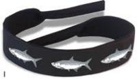 Sunglass Retainer Strap Black w/ Tarpon