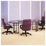 Racetrack Conference Table Top with T-Mold Edge, 48 x 96, Mahogany (HONLA4896ENP)