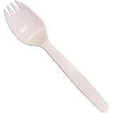 from Sussex Supplies Disposable Spoon/Fork - 140mm 5.5 (Pack 100) - great for parties, bbqs, picnics and events