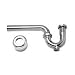 Mountain Plumbing Products 1-1/4 in. x 1-1/2 in. Lavatory P-Trap With Clean-Out Complete And High Bo