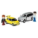 SUZUKI SWIFT SPORT, MITSUBISHI PAJERO CARS & 2 TOMIKIDS