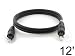 Toslink 5.0mm Optical Audio Cable: 12 ft