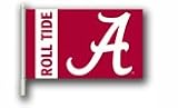 Alabama A (Script) Car Flag