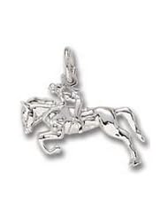 Rembrandt Charms Horse and Rider Charm
