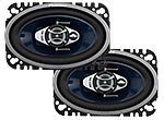 Pioneer TS-A4670R 4"x6" 3-way car speakers For standard and metric 4"x6" openings