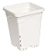 pug26  - 7 x 7 Square White Garden Pots 9