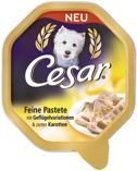 24X Cesar Pastete mit Gefluegelvariationen und zarten Karotten 150g