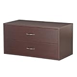 Large 2-Drawer Cube - Espresso