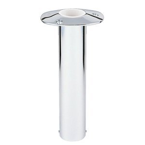 Lee's 0° Stainless Steel Flush Mount Rod Holder - O.D.