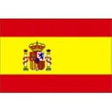 Spain National Flag 5ft x 3ft (with Crest)