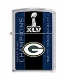 Green Bay Packers Limited Edition Super Bowl XLV Champions Full Color High Polish Chrome Lighter by Zippo