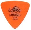 10 Jim Dunlop Picks Tortex Triangle 0.60mm Orange