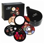 NEW Deluxe Make up kit 48pc GIFT SET WITH BRUSH and MIRROR FOLDABLE EYESHADOW PALETTE BEST GIFT FOR HER