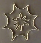 Spider web cookie cutters cake toppers set of 2 halloween