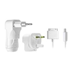 Belkin F8Z 098 Universal Reiseladeger&auml;t f&uuml;r Apple iPod wei&szlig; (220 V, USB 2.0) Preisvergleich