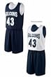 Halfcourt Reversible Unisex Basketball Jersey from Holloway Sportswear