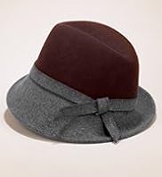 Pure Wool Two Tone Trilby Hat