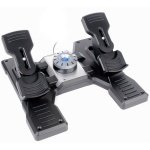 New Pro Flight Rudder Pedals 3 Axis Pedals Flight Simulator Realism Self Centering Pedals by Saitek