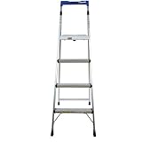 Buy Cosco 20652GAB World's Greatest Lite Solutions Aluminum Step Ladder Aluminum,... by Cosco