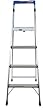 Cosco 20652GAB World's Greatest Lite Solutions Aluminum Step Ladder Aluminum, 6-Foot