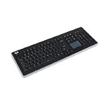 Adesso Wireless SlimTouch Desktop Touchpad Keyboard