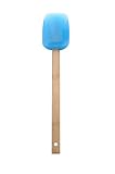 SiliconeZone Medium Bamboo Spoon, Blueberry Ice