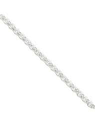Sterling Silver 1.5mm Half Round Belcher Bracelet QFC5-8.5"