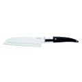 Laguiole Production 439850, Laguiole Expression, Coltello da cucina Santoku, forgiato, lama 18 cm, acciaio inox