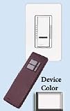 Lutron In Wall Dimmers With Claro Trim Plate and Remote White