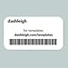 Dashleigh Printable Blank Mason Jar Labels for 40 Jars and Lids, Weatherproof White Vinyl, for Inkjet and Laser Printers