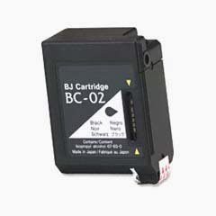 Compatible Canon BC-02 Ink Cartridge. COMPATIBLE Canon BC-02 Ink Cartridge (Canon BC02). Black Inkjet Cartridge. Canon Compatible COM-BC02 Fits printer models: BJC 1000/BJC 1010/BJC 240/BJC 210/BJC 230/BJC250 Series/BJC 251/BJC 255, BJ100/BJ200/BJ200e/BJ200ex/ BJ 230/BJ 210/MultiPass 10MFP