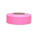 Presco TFPG-658 150' Length x 1-3/16" Width, PVC Film, Taffeta Pink Glo Solid Color Roll Flagging (Pack of 144)