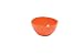 Katie Brown Keep It Simple Melamine Single Side Bowl Orange 5-Inch Diameter, Set of 4