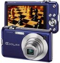 Casio Exilim EX-S10BE 10MP 3x Zoom 2.7-Inch LCD Screen Digital Camera (Blue)