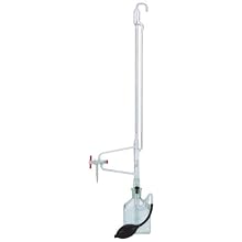 Kimble Kimax Precision Bore Automatic 3-Way PTFE Stopcock Burette, with Reservoir Bottle