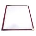 8X11 Red Sewn Menu Cover (06-0679)