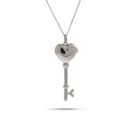 Heart Locket Key Pendant Length 18 inches (Lengths 16 inches 18 inches 20 inches Available) Heart Locket Key Pendant Length 18 inches (Lengths 16 inches 18 inches 20 inches Available)