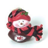 SC Sports Kansas City Chiefs Snowman Night Light- Set of 2 Set of 4