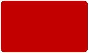 Professional Quality Casino Cut Card, Poker Size - Red