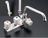 TOTO　２ハンドルシャワー金具台付きタイプスプレー（節水）レバー右 TM116CL