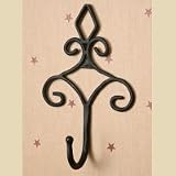 Wrought Iron - Scrolled Wall Hook