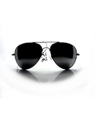 SWG UV400- Unisex Aviator Sunglasses 30012 Whole Black With Micro Fiber Cleaning Cloth x1 and... by