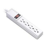 4 Outlet Power Surge Strip, 180 Joules