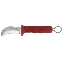Klein 1570-3 Cable/Lineman's Skinning Knife-Hook Blade, Notch and Ring