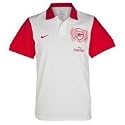 Arsenal Authentic Grand Slam Polo Shirt - White/Artillery Red/White