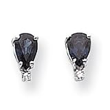 14k Sapphire Diamond earring XE761S/AA